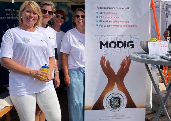 Kreftsykepleierne Agder på stand i 2023