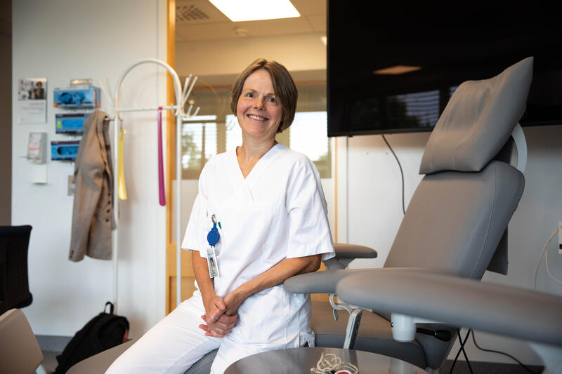 Revmatologisk sykepleier og medlem Mai Elin Husebø ved Diakonhjemmet sykehus i Oslo