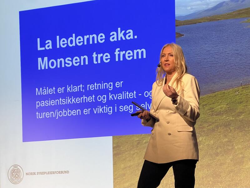 Lill Sverresdatter Larsen, forbundsleder i Norsk Sykepleierforbund