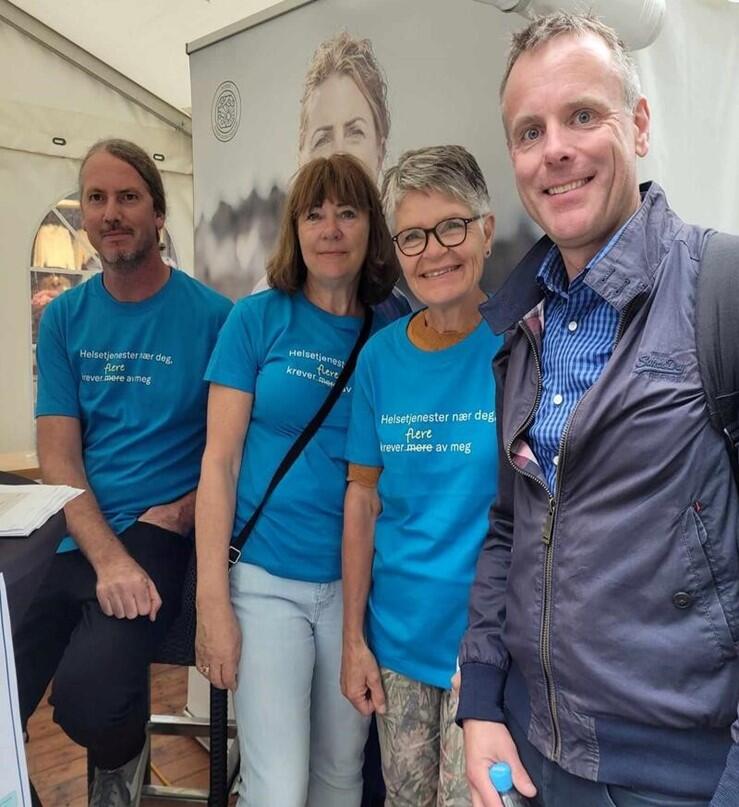 Martin Rafoss, Bodil Bakkan Nielsen, Tone Bryn Damsgård, leder av SPOR Espen Gade Rolland