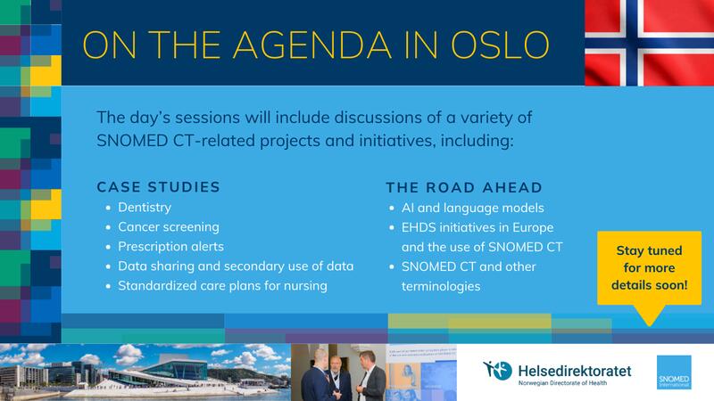 SNOMED-CTs dag i Norge, agenda. Bildet er illustrativt.