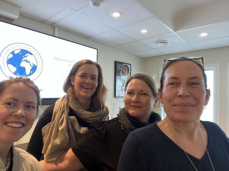 Glade sykepleiere og faggruppemedlemmer hos Norsk Sykepleierforbund Rogaland