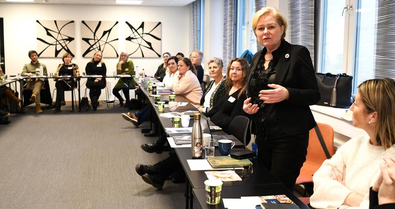 Mette Dønåsen, leder for mentorprogrammet i NSF