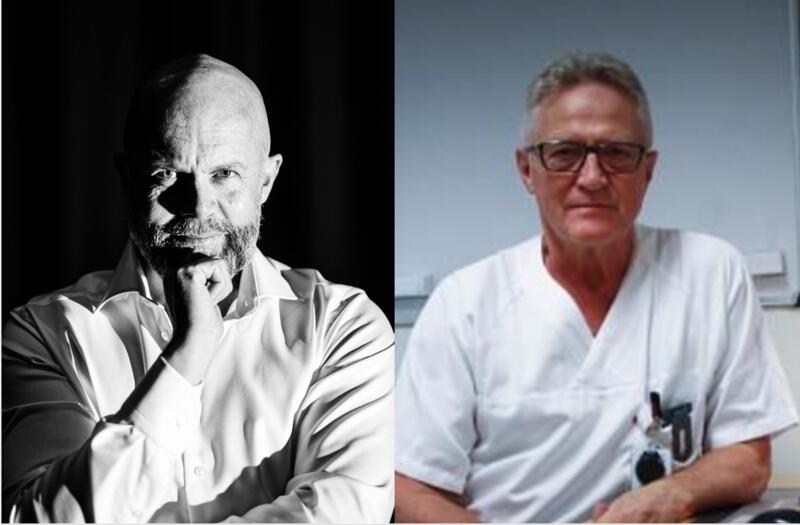 Foredragsholderne Erik Bertrand Larssen og Hans Petter Fundingsrud