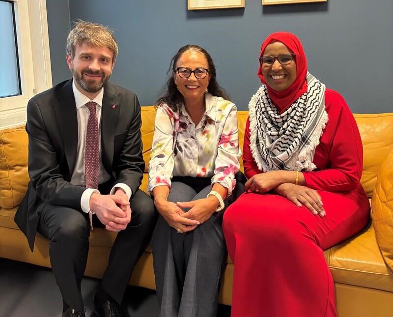 Jan Christian Vestre, Ann Karin Swang og Marian Hussein