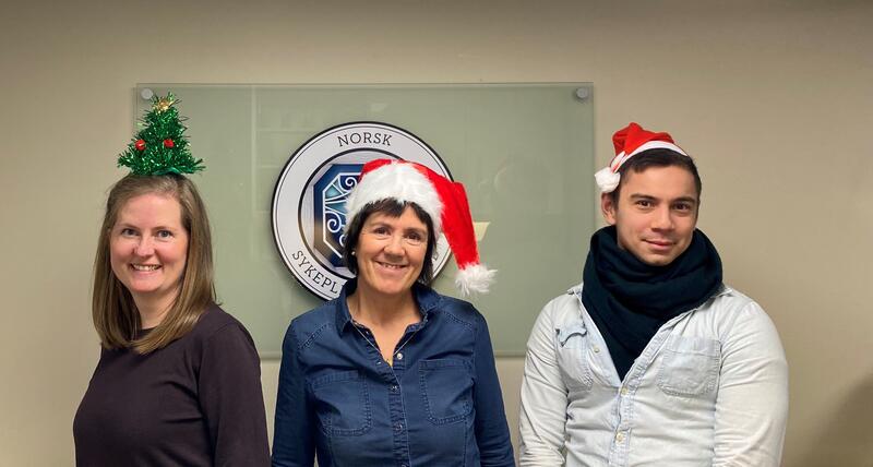 Nestleder Tirill, leder Linda og nestleder Dag